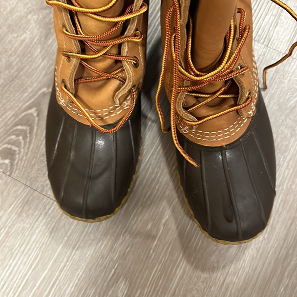 LL BEAN BROWN DUCK BOOTS, SIZE 7 - Picture 8 of 8